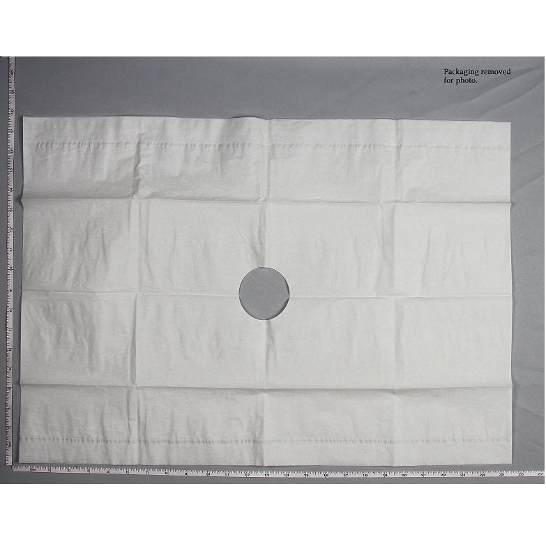 A3523A Drape Towel, Fenestrated, White, 18" x 26", 100EA/CA