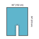 A8475 Cardinal Health Poly U-Drape, 60" x 84", 8" x 30" Split, 22EA/CA