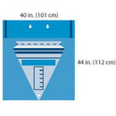 A8487 Cardinal Health Under Buttocks Drape, 40" x 44.5", 20EA/BX