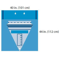 A8487 Cardinal Health Under Buttocks Drape, 40" x 44.5", 20EA/BX