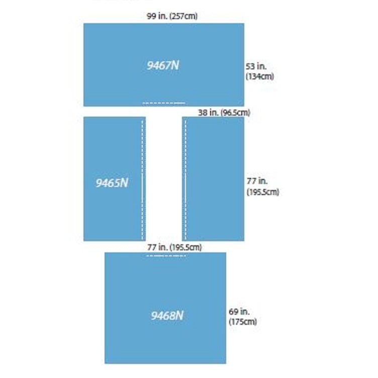 A9106 Universal Drape Pack, Sterile, 6EA/CA
