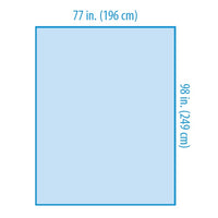 A9444 Drape Sheet, Sterile, 77" x 98", 12EA/CA