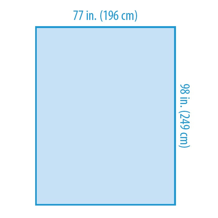 A9444 Drape Sheet, Sterile, 77" x 98", 12EA/CA