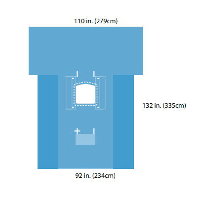 A94590 Bariatric Drape, 8EA/CA