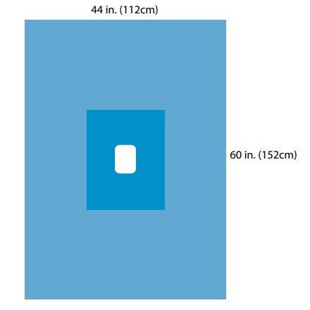 A9462 Drape Sheet, Sterile, 44" x 60", 20EA/BX