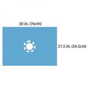 A9777 Pediatric Directional Incision Drape, Sterile, 30" x 21.5", 60EA/BX