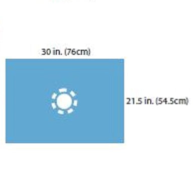 A9777 Pediatric Directional Incision Drape, Sterile, 30" x 21.5", 60EA/BX
