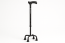 Airgo Comfort-Plus Adjustable Quad Cane Small Base Black