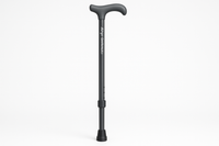 Airgo Comfort-Plus Aluminum Cane Derby Handle Charcoal