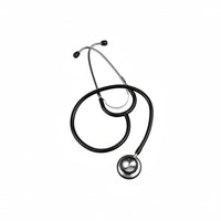 ALM10-1700 Stethoscope, Dual Head, Black, 1/EA