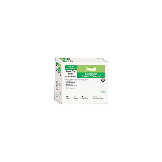 AN20686570 GAMMEX Non-Latex PI Orthopaedic Surgical Glove, Green, Size 7.0, 50PR/BX