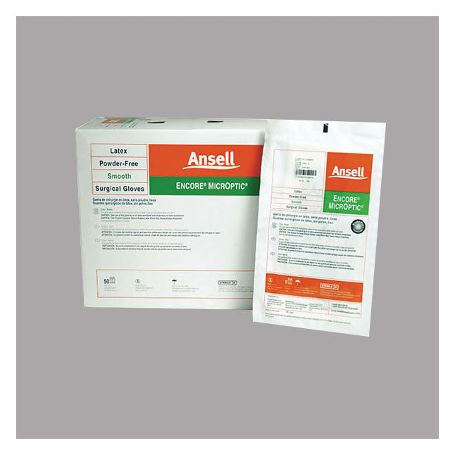 AN5787005S Encore MicrOptic Surgical Glove, Size 8, 50PR/BX