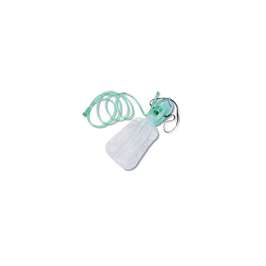 AS75010 AMSure Oxygen Mask, Adult, Non-Rebreather, With 7' Star Tubing, 50EA/CA