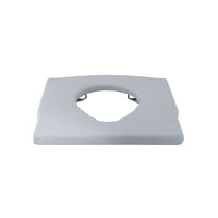 B01-261 Blow-Molded Seat, with Pail Support Brackets, Off-White, 1/EA