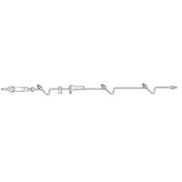 BAX2C8537 Clearlink Continu-Flo Solution Set, 10Drops/mL, 109" 48EA/CA