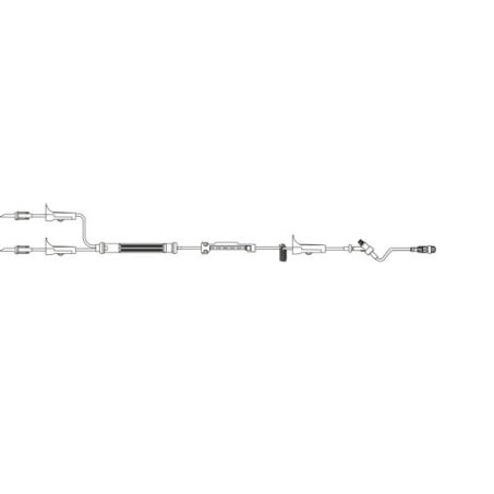 BB363419 Infusomat Space IV Pump Set, With Anti-Siphon Valve, 41mL, L120", 24EA/CA