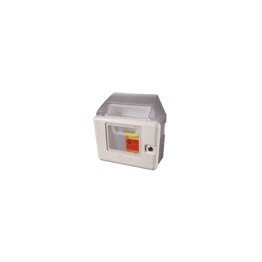 BD305017 Sharps collector, W13.5" x L13.75" x H5.25" Beige Enclosure 1/EA
