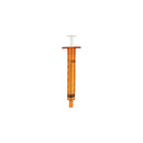 BD305209 Oral Syringe, Tip Cap, Amber, 10mL, 100EA/PK