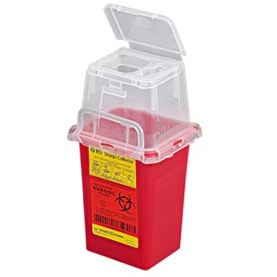 BD305487 Sharps Collector, Needle Port, 1.5qt, 36EA/CA