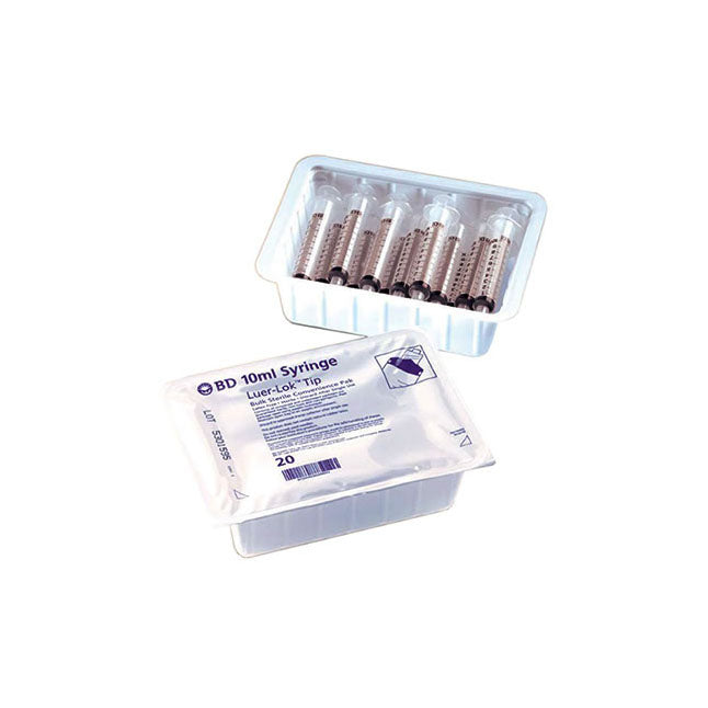 BD309680N Syringe Convenience Tray, Luer-Lok Tip, 50mL, 120EA/CA