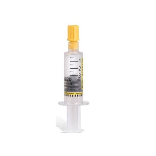 BD306423 PosiFlush Heparin Lock Flush Syringe 100 USP units/ml, 3mL, 30EA/BX