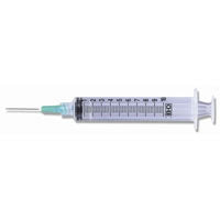 BD309645 BD Luer-Lok Syringe with Attached Needle, 10mL, 20GA x 1.5", 100EA/BX (Discontinued)