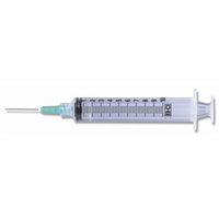 BD309643 Syringe with Precisionglide Detachable Needle, 21GA x 1.5", 100EA/BX