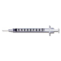 BD329424 - U-100 Insulin Syringe, with Micro-Fine Intravenous Needle, 1mL, 28GA x 1/2" 100EA/BX