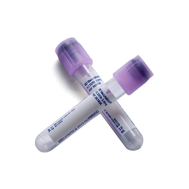BD367841 Vacutainer Plus Whole Blood Tube, 2mL, 75mm, 100EA/BX