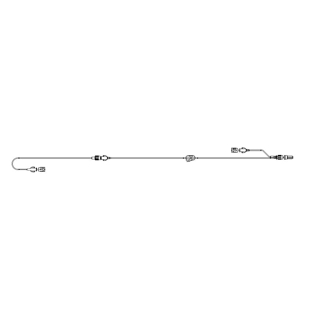BD500-012V Administration Set for Total Intravenous Anesthesia, 2-way Set with Detachable Syringe Set, 50EA/BX