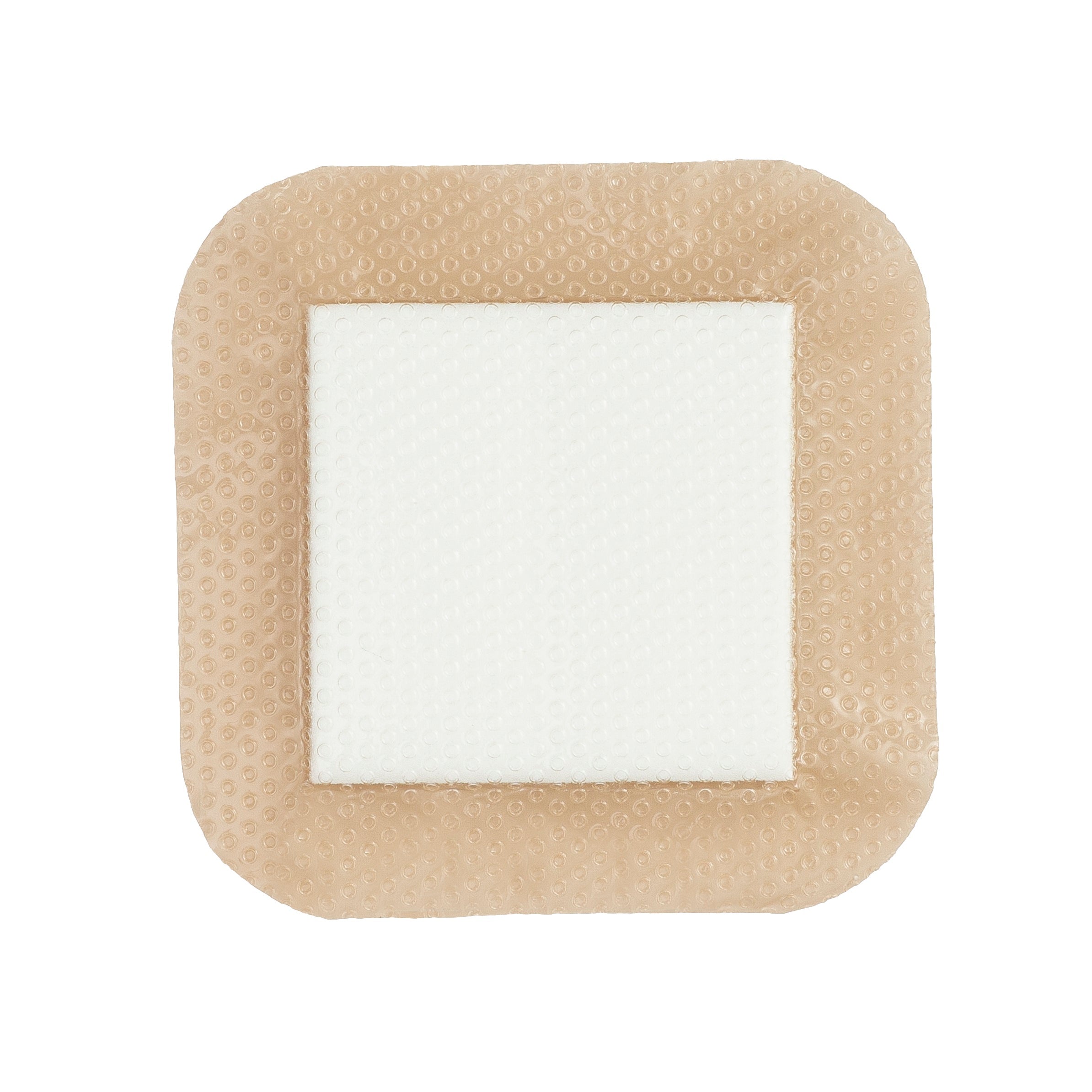 BFM44 Cardinal Health Silicone Bordered Foam Dressing, 5-Layer, 4" x 4" 10EA/BX