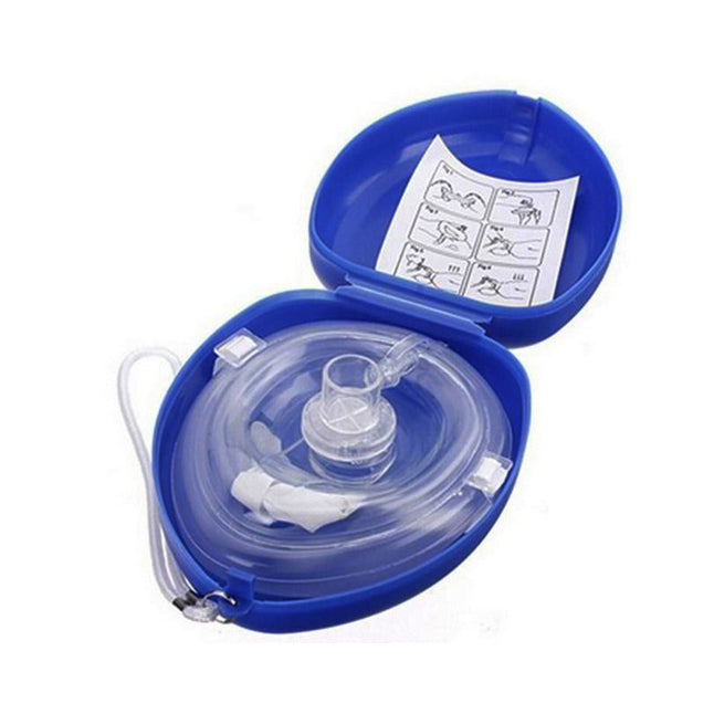 BLS2000-CC Rescuer Pocket Resuscitator Facemask, with One-Way Valve, 1/EA
