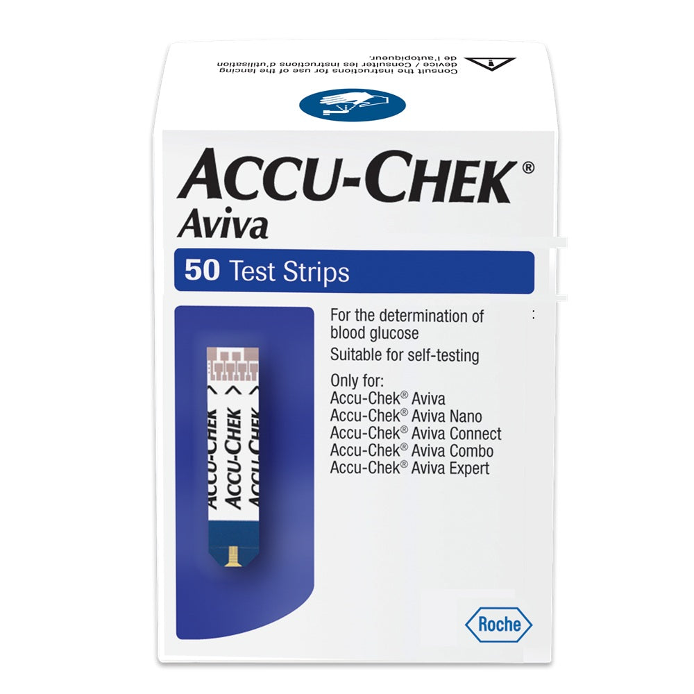BMC06453970164 Accu-Chek Aviva Test Strip, 50EA/BX