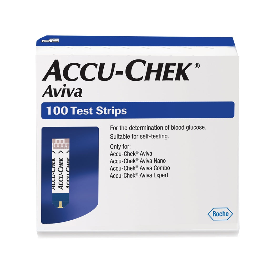 BMC06453988164 Accu-Chek Aviva Test Strip, 100EA/BX