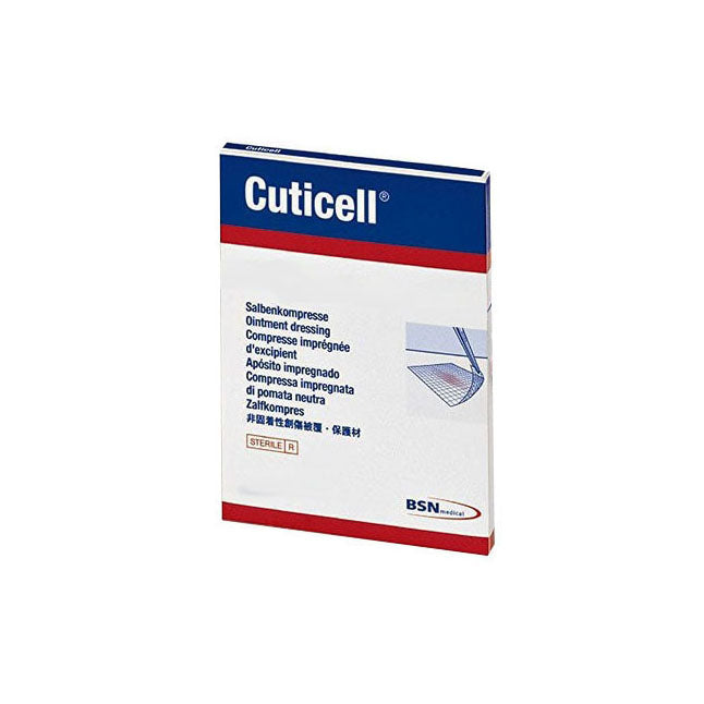 BSN7253901 Cuticell Non-Adherent Dressing, Non-Medicated Ointment Impregnated, 7.5cm x 7.5cm, 50EA/BX