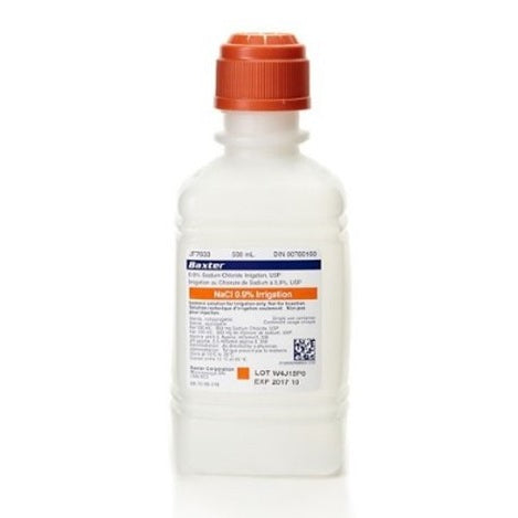 BXJF7633P 0.9% Sodium Chloride Irrigation USP, 500mL, 15EA/CA
