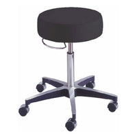 C11001T Exam Stool, Pneumatic, without Back, Taupe, 1/EA