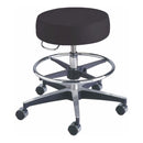 C11001FRB Exam Stool, Pneumatic, with Foot Ring, 20" to 27.5", Black, 1/EA