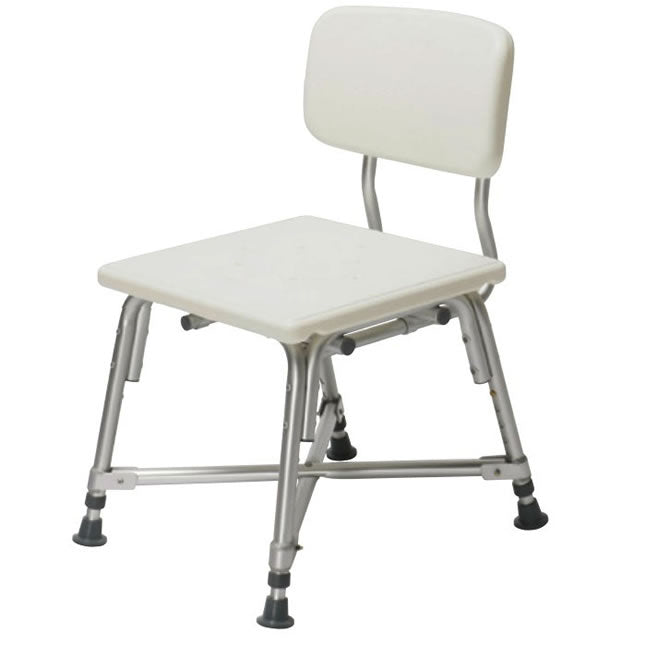CBAS0031 Shower Chair with Back, 16.5-20.5, 550lbs, 1/EA
