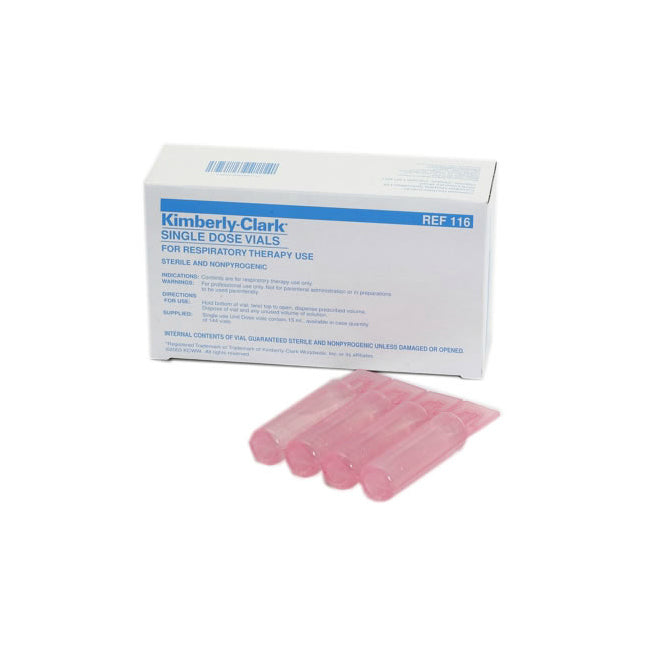 CHS116 Saline Vial, Unit Dose 0.9%, 15mL, 24EA/BX