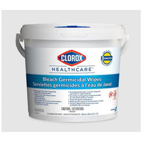 CL55894-1 Clorox Healthcare Bleach Germicidal Wipes - Terminal Wipes Bucket, 150EA/BX