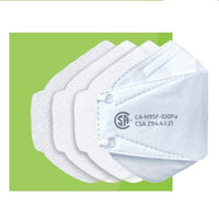 CMQX3W Q100 Ear Loop, Flat-fold Style CA N95 Respirator Mask, Extra Small, 50EA/BX