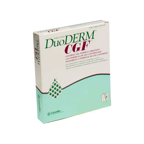 CON187659 DuoDERM CGF Hydrocolloid Dressing, Square, 14cm x 14cm, 20EA/BX