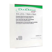 CON187661 DuoDERM CGF Hydrocolloid Dressing, Square, 15cm x 15cm, 5EA/BX