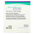 CON187901 DuoDERM Hydrocolloid Dressing, Extra Thin, Square, 3" x 3", 20EA/BX