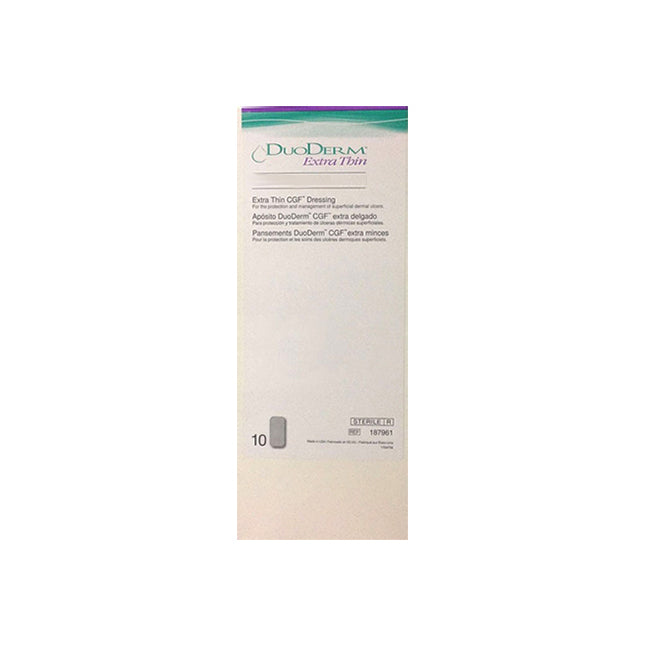 CON187961 DuoDERM Extra Thin Hydrocolloid Dressing, Beige, 2" x 8", 10EA/BX