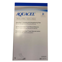 CON403770 AQUACEL Hydrofiber Rope Dressing, White, 2cm x 45cm, 5EA/BX