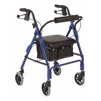 CRL0008 Rollator, 20", 250lbs, Blue, 1/EA