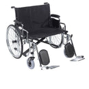 CW0007PEL Wheelchair, Elevating Leg Rest, Removable Desk Armrest, 24" x 18", 500lbs, 1/EA