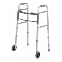 CWAL0006 Walker, Dual Release, Aluminum, 300lb, H25"-32", 5" Caster, 1/EA